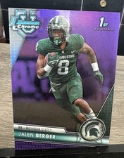 Jalen Berger 2023 Bowman Chrome U 1st Purple Refractor /399