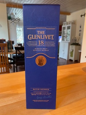 Glenlivet Single Malt, Batch Reserve 18 Jahre, ungeöffnet in der Dose