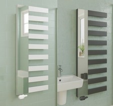 Design Heizkörper mit Spiegel Mittelanschluß Badheizkörper Anschluß links rechts