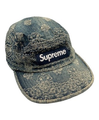 SUPREME Indigo Cotton Cap - USA Made - Authentic Pre-Owned