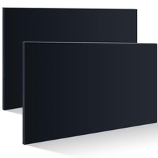 HDPE Plastic Sheets High Density Polyethylene Board Black 1/4x8x12 Inch 2 PCS