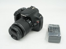 Canon EOS Rebel T3 12.2MP Digital SLR Camera w/ EF-S 18-55mm II with Charger