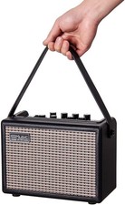 Acoustic/Electric Guitar Amplifier, 15 Watt Portable Bluetooth Amp for Guitar...