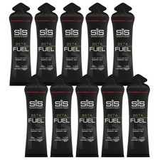 SIS Beta Fuel Energy Gel 60ml Sports Energy Gel Strawberry and Lime Pack of 10