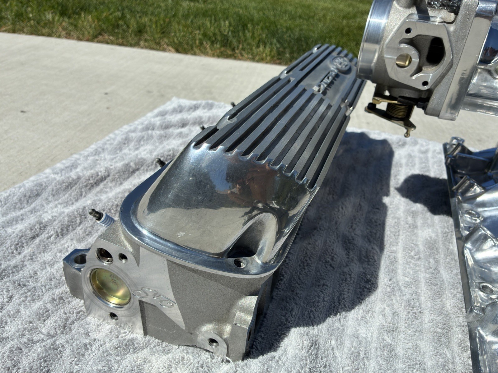 NEW Ford Mustang Foxbody Cobra 5.0L Polished Intake & Y303 SVO Aluminum Heads