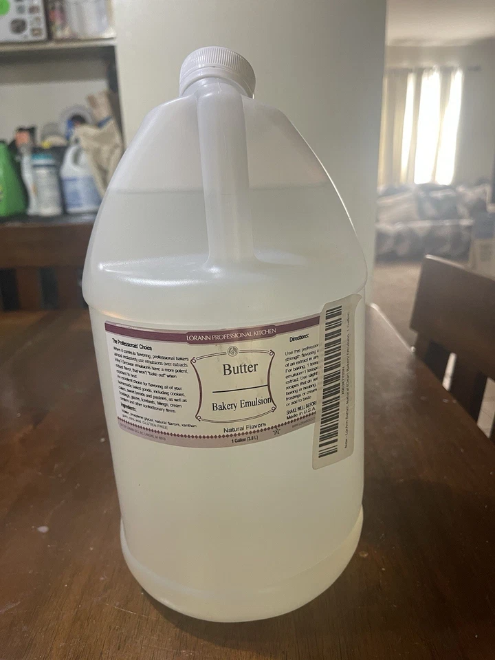 LorAnn Oils 1 Gallon All-Natural Butter Bakery Emulsion - Image 2 of 3
