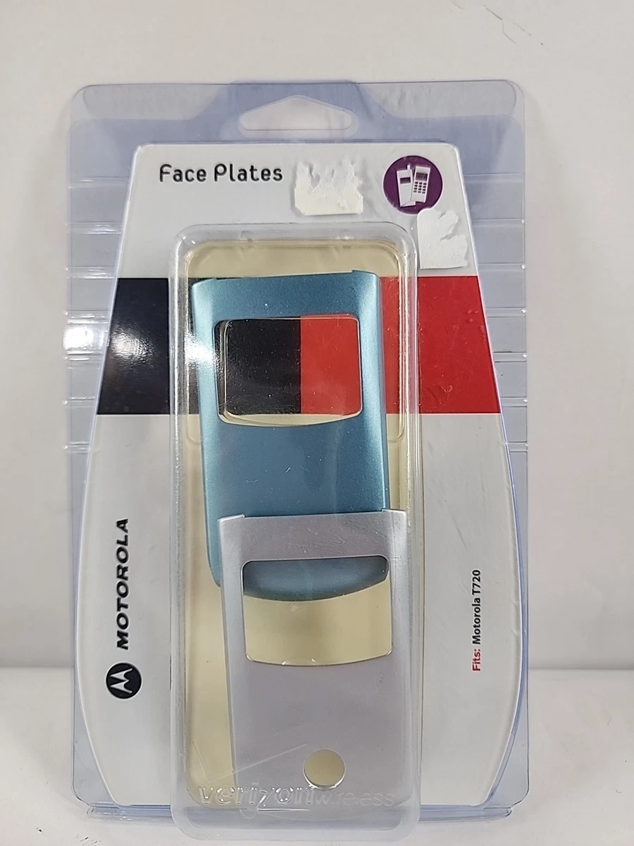 Vintage Motorola T720 Phone Face Plates Iris Blue & Dreamy Aqua | eBay