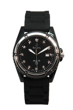 PRE-OWNED BULOVA MARINE STAR 100m Quartz 41mm Watch Black Dial C960825