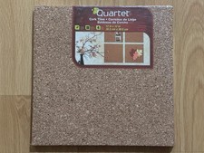 New Acco Quartet 12  x 12  Cork Tiles Four Pack