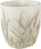 Clayre & Eef 6TE0463L Blumentopf Ø 20X20 Cm GrüN / Beige