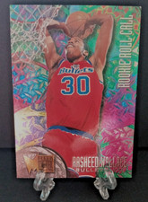 1995 Fleer Metal Rookie Roll Call Rasheed Wallace R-10 Bullets $1.99 BIN!