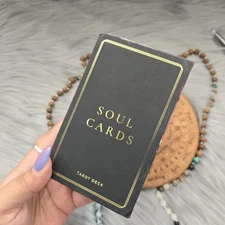 Soul Cards Black Tarot Deck Kristine Fredheim Tarot Deck w No Guidebook USED