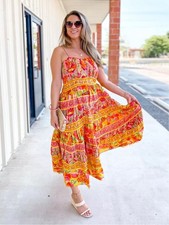 Farm Rio Mixed Fruits Paradise Dress
