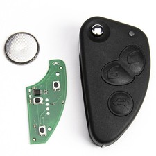 CHIAVE TELECOMANDO PER ALFA ROMEO 147 156 166 ID48 433MHz 3 PULSANTI