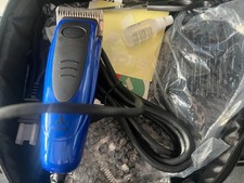 Andis EasyClip Versa Clipper Kit Blue Pet Grooming RACD 1309 Open Box