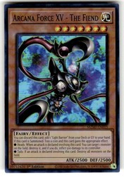 Arcana Force XV - The Fiend MZMI-EN015 1st Edition Super Rare