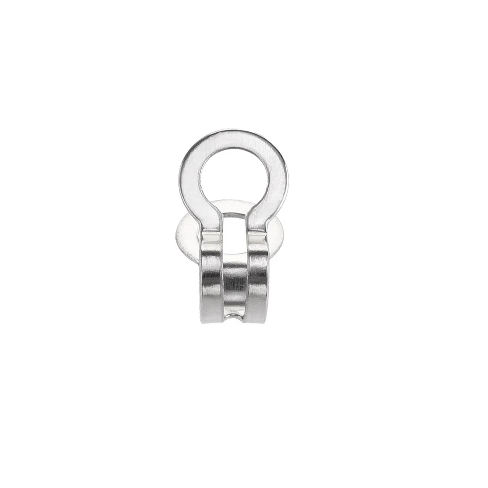 Ball Chain Connector 4mm 4.5mm Double Ring Style Stainless Steel Link 20pcs Foto 4 de 4