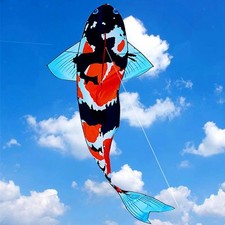 Large Koi Fish Kite Big Lightweight Colorful Portable Easy to Use Practical