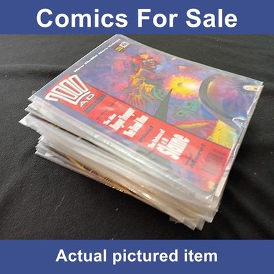 2000ad progs 650-699 - 50 comic collection / job lot - bagged (LOT#14230)