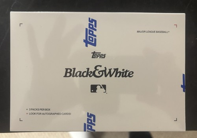 #ad 2025 Topps Black and White Baseball MEGA BOX Factory Sealed *IN HAND SHIPS FAST* $159.99