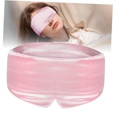 Silk Sleep Mask for Women Men, Soft Eye Mask for Side Sleepers Large Blackout