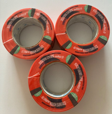 3 x Blue Dolphin Orange raue Oberfläche Außenband 48 mm x 50 m