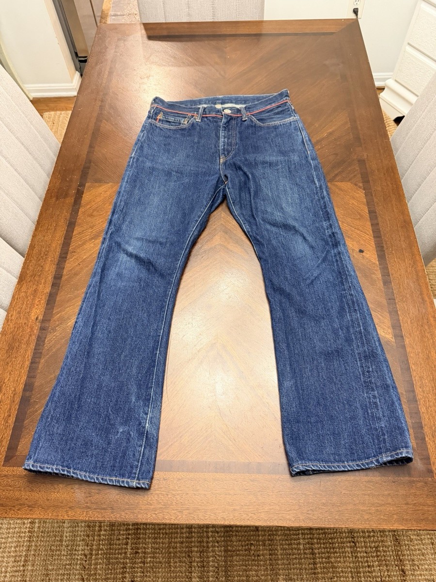 Vintage KAPITAL Legs Selvedge Distressed Denim Jeans Size 33 x 28