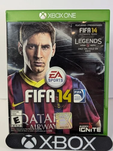 FIFA 14 ( Xbox One) CIB Complete w Inserts - Cleaned, Tested, Working!