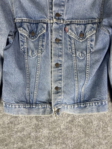 Vintage Levi’s Denim Trucker Jean Jacket Men’s Large (42) Button Down USA by Levi's, Size L, $27.75 - Photo 19
