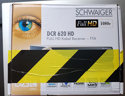 Schwaiger DCR 620 HD Kabel Receiver Full HD 1080p FTA USB HDMI Time Shift