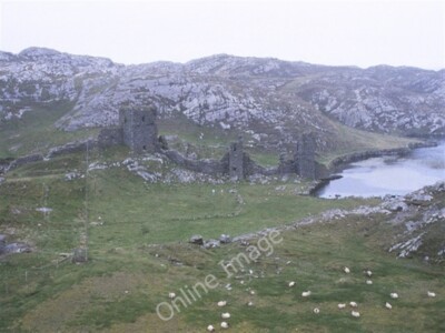 Foto 6x4 Mizen Halbinsel: Drei Schlösser Caher\/V7425 kaum sichtbar bis um 1991
