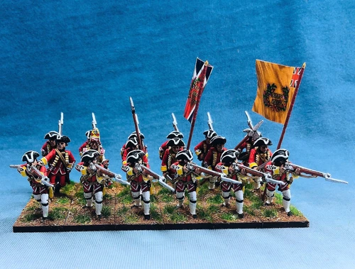 28mm WGS French Indian War FIW Painted 1754-1763 British 44th Foot FIW76