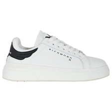 Women's John Richmond 20107 Action Leather Logata Leather White Black Sneaker