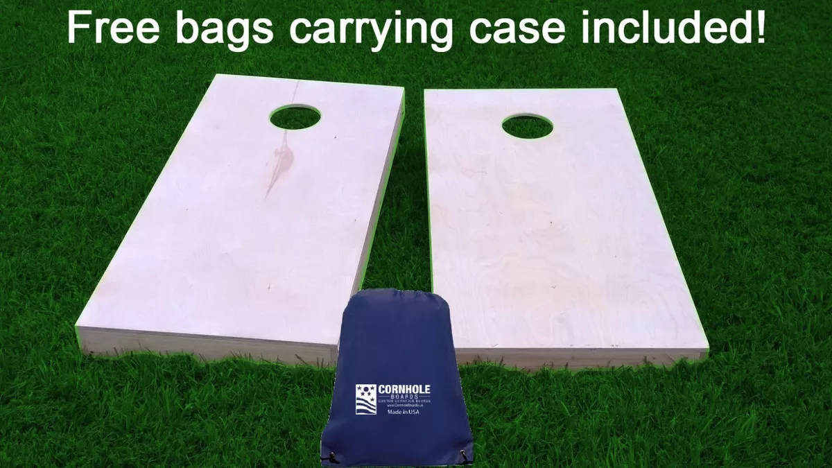Size of outlet cornhole bags