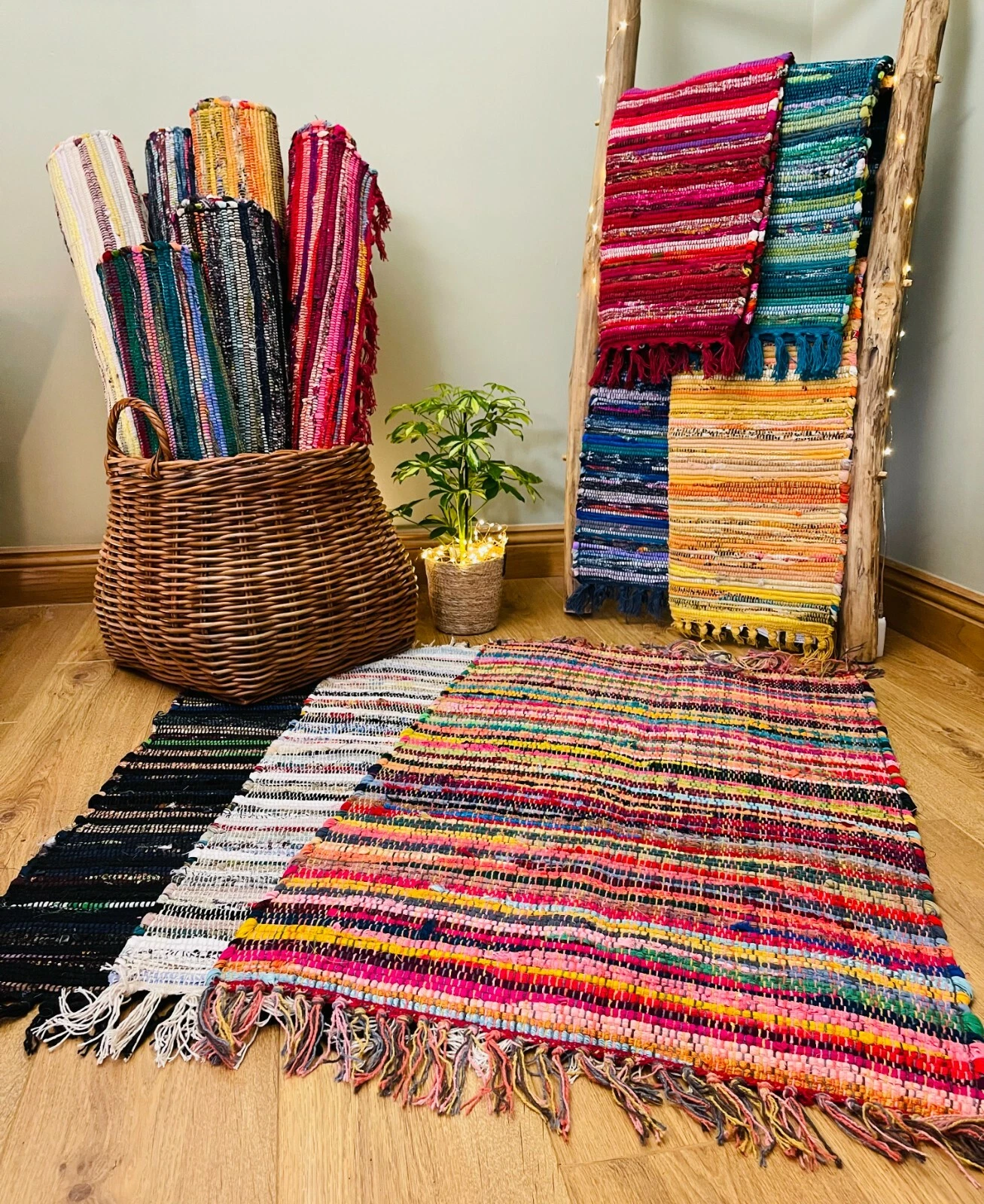 Rag Rugs Recycled Cotton Mix Rug Reversible Mat Small Medium Large Runner Mats
Opens in a new window