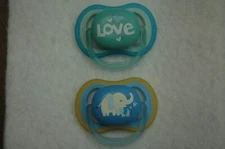 Magnetic Pacifier For Reborn Doll - Love or Elephant