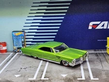 HOT WHEELS VHTF PONTIAC BONNEVILLE GREEN FASTER THAN EVER RED LINE SERIES 1/64