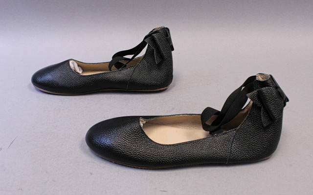 leopard ballet flats with ankle strap