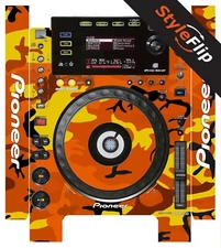 Pioneer CDJ-900 Skin | Camo Orange | Protective Decal | StyleFlip Skins