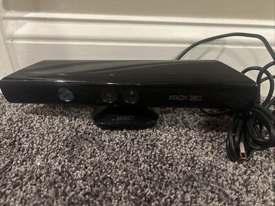 Genuine Microsoft Xbox 360 Kinect Connect Black Sensor Bar Model #1414 Tested