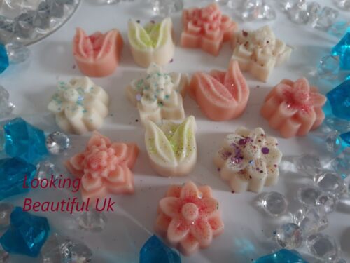 Wax Melts Flowers, Handmade, 6x Highly Scented Melts, 70+ Scents, Vegan 20g-25g - Picture 1 of 1