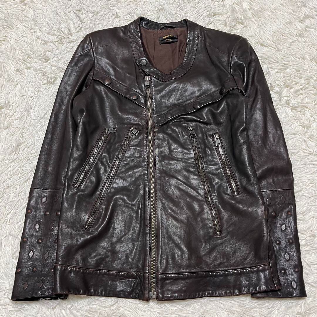 00s archive fur leather jacket y2k（00s archive leather