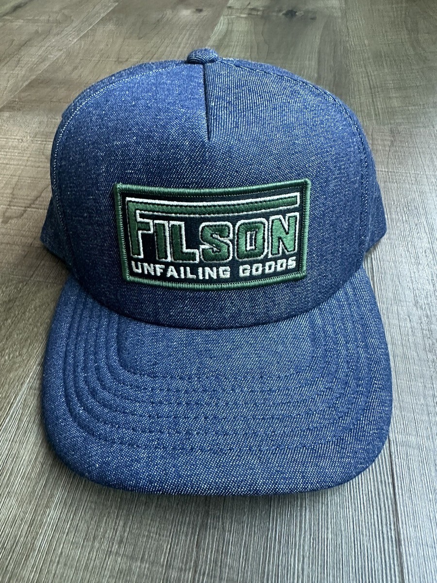 FILSON - Harvester Cap - Denim Blue - Adjustable Snap