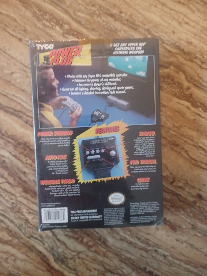 TYCO Power Plug Super Nintendo Entertainment System Controller New Sealed - Image 2 of 4