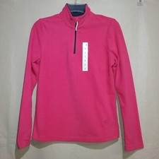 Everlast Sport Women's Pullover Jacket Size S Long Sleeve Fleece Pink