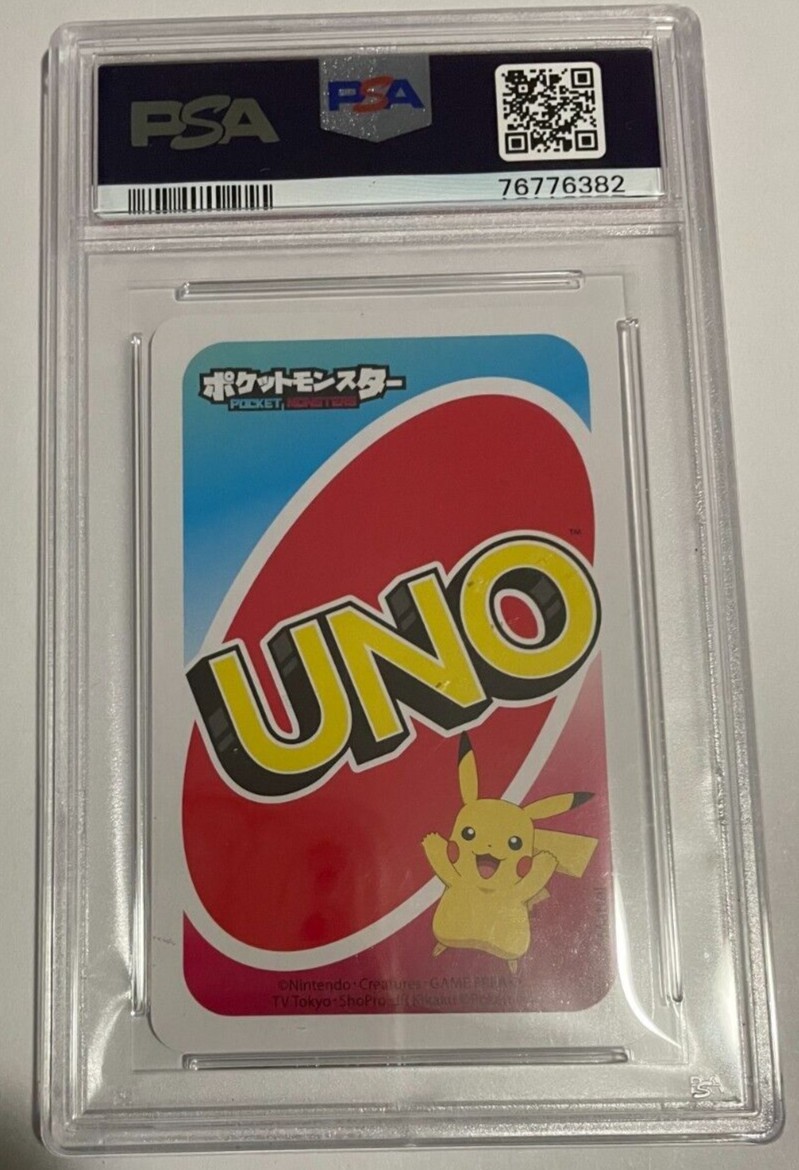 Mewtwo PSA 9 Uno Pokemon Green back Japanese 2020 Mint Graded Card