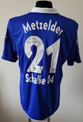 FC Schalke 04 2011 - 2012 Home football Adidas shirt #21 Metzelder