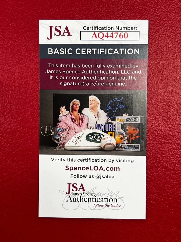 Frank Parker Signed 3x5 Index Card w/ JSA Four Time Grand Slam Tennis Winner! - Image 4 of 4