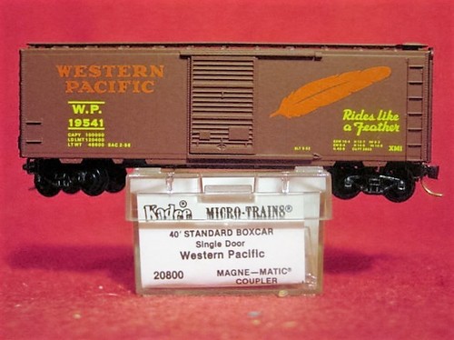  Coche de caja KD 20800 WESTERN PACIFIC 40' 'Rides like a Feather' #19541 'NUEVO' ESCALA N | Zustand: New