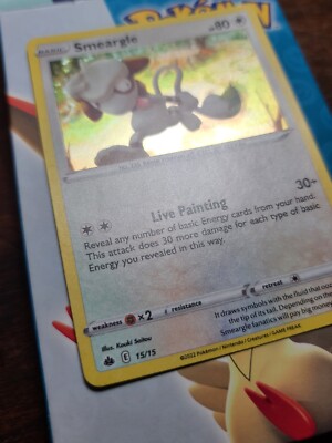 BLACK ERROR McDonalds Pokemon 2022 Smeargle Holo Foil 15/15 NM Match Battle  NEW | eBay